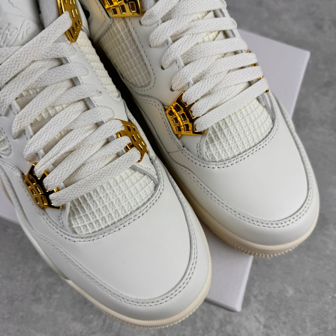 LJR Batch-Air Jordan 4 "Metallic Gold" AQ9129-170