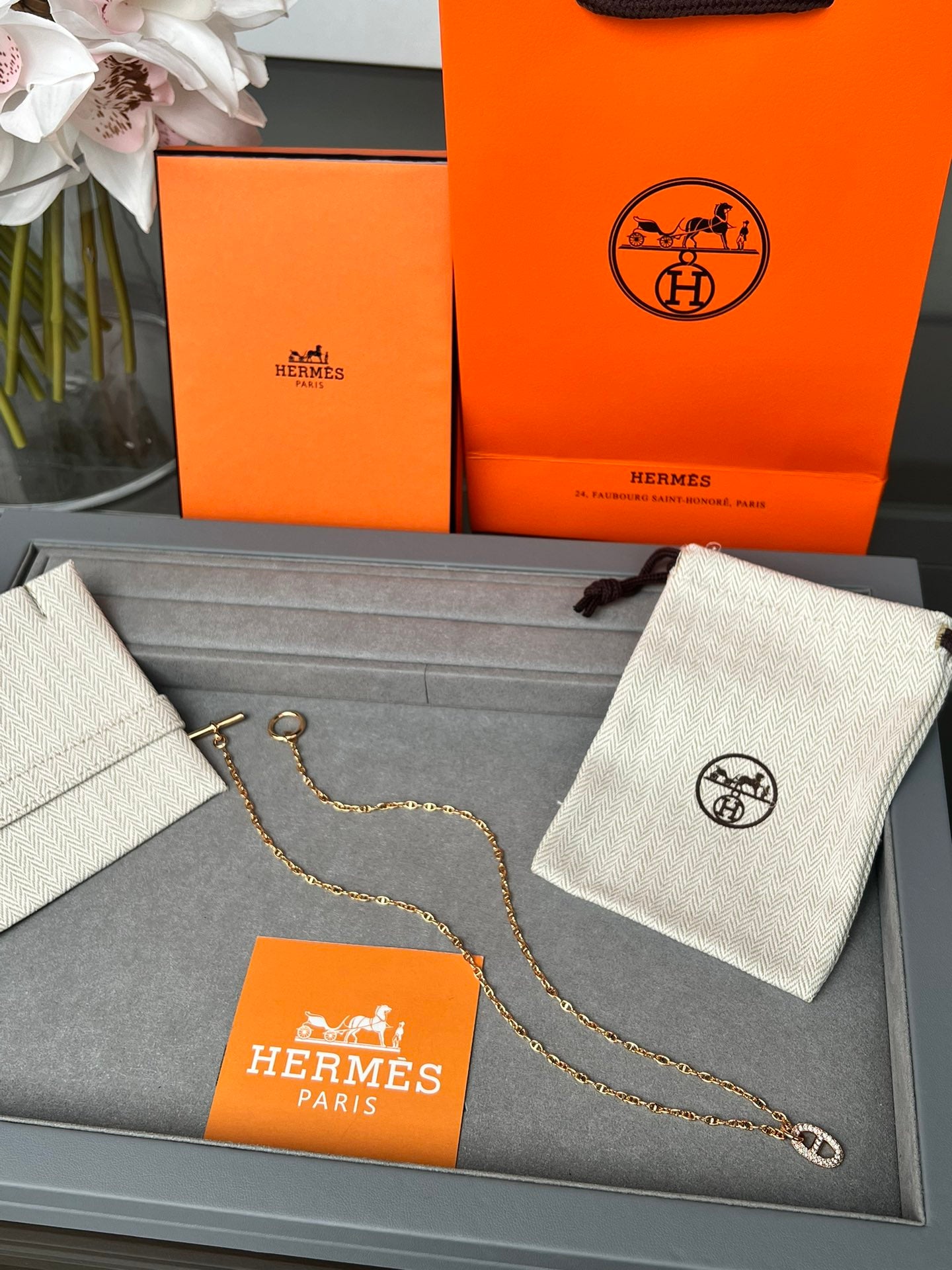 LuxluxHouse Best Quality Accessories Necklace Hermes