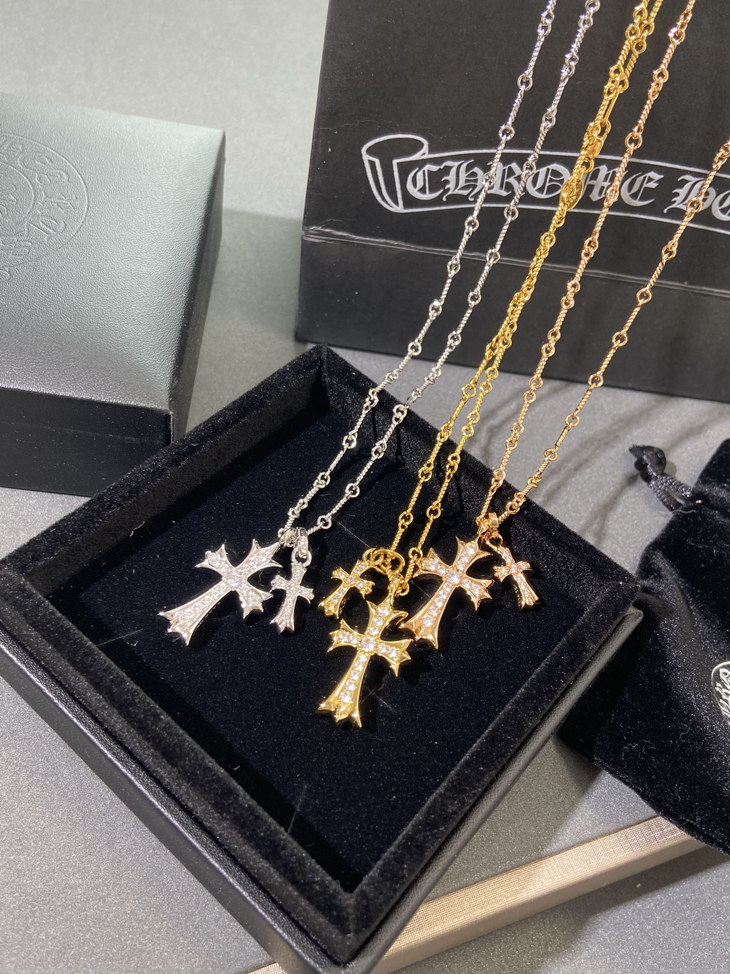 LuxluxHouse Best Quality Accessories Necklace Chrome Hearts