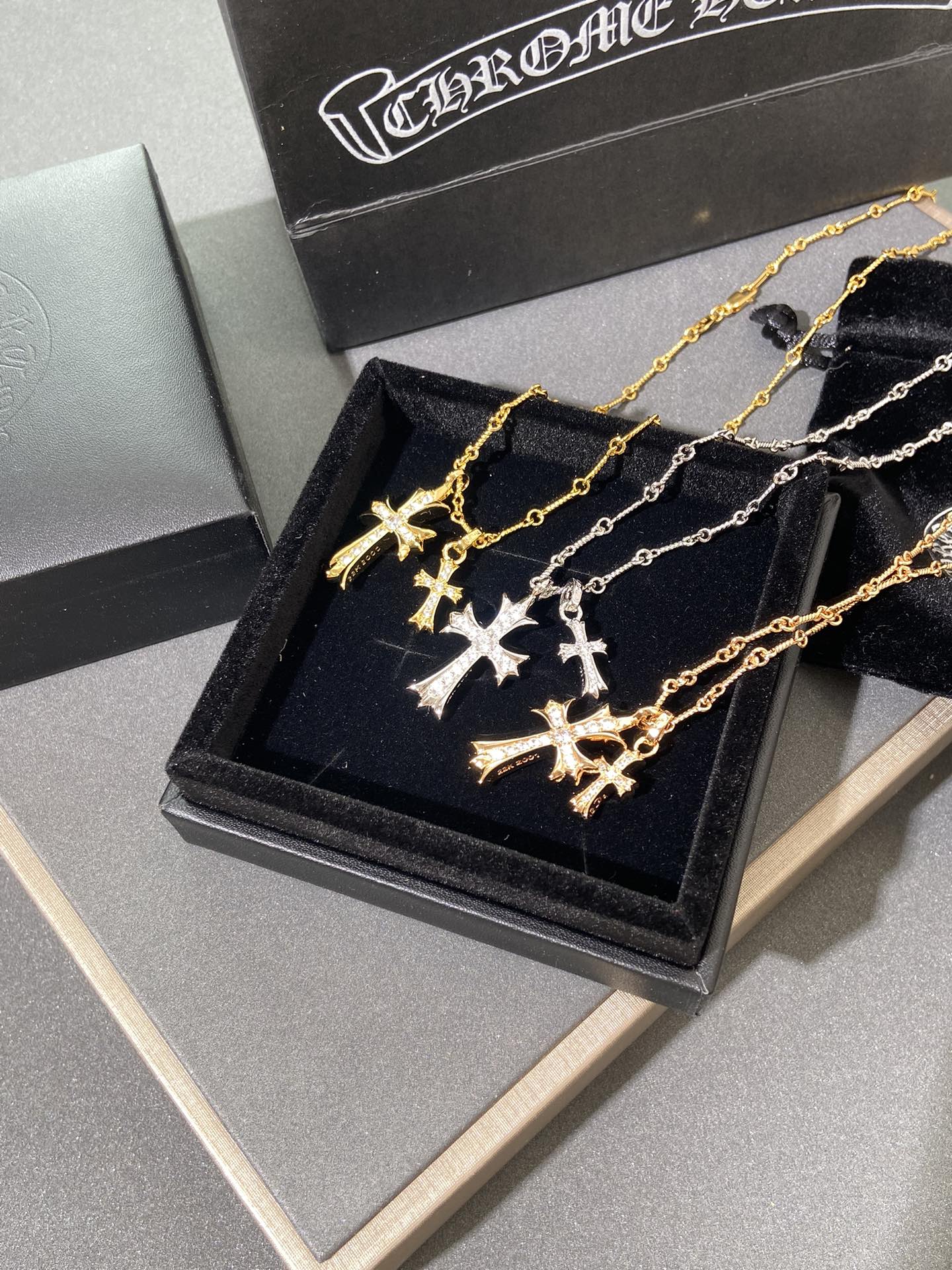 LuxluxHouse Best Quality Accessories Necklace Chrome Hearts