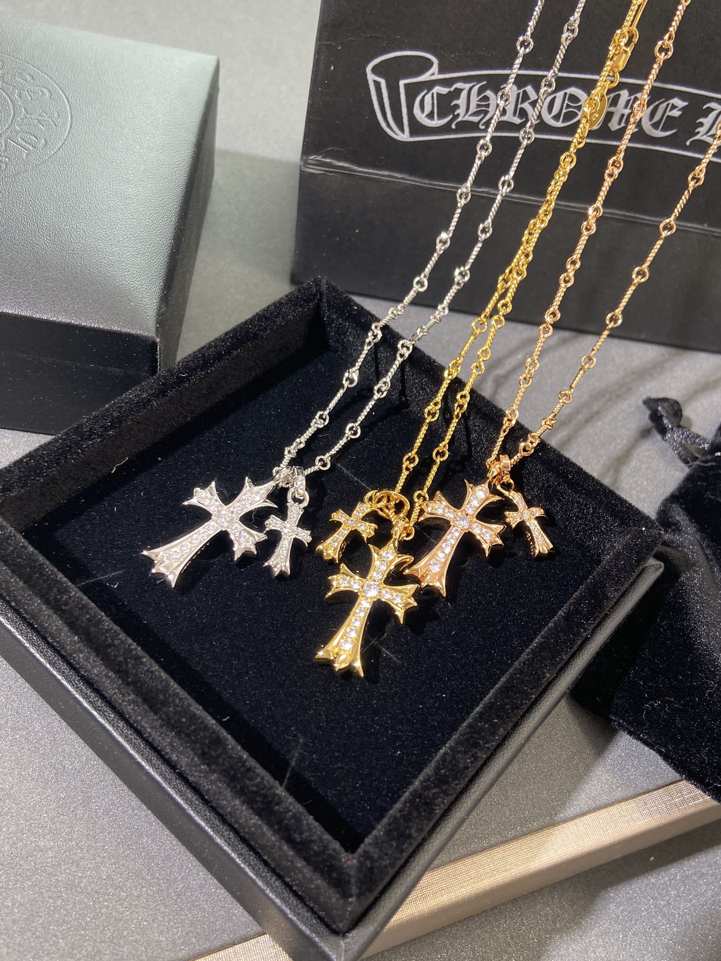 LuxluxHouse Best Quality Accessories Necklace Chrome Hearts