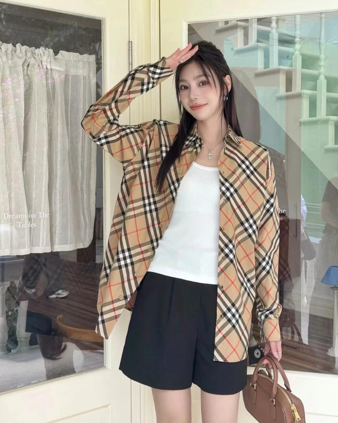 LuxluxHouse Best Quality Clothes Shirts&Polo Burberry