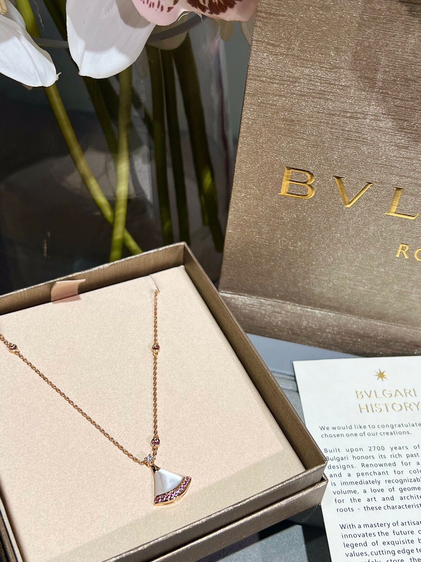 LuxluxHouse Best Quality Accessories Necklace Bvlgari
