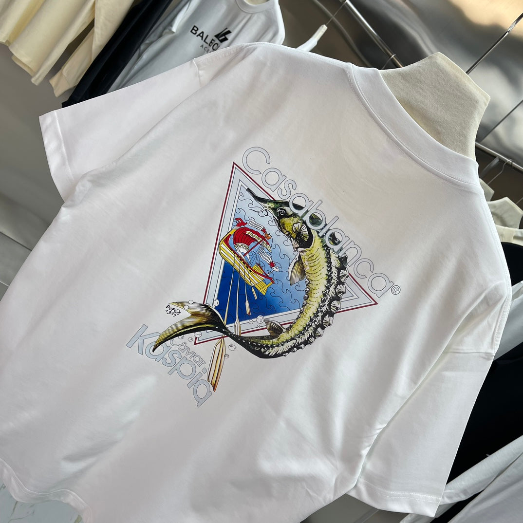 LuxluxHouse Best Quality Clothes Casablanca T-shirt