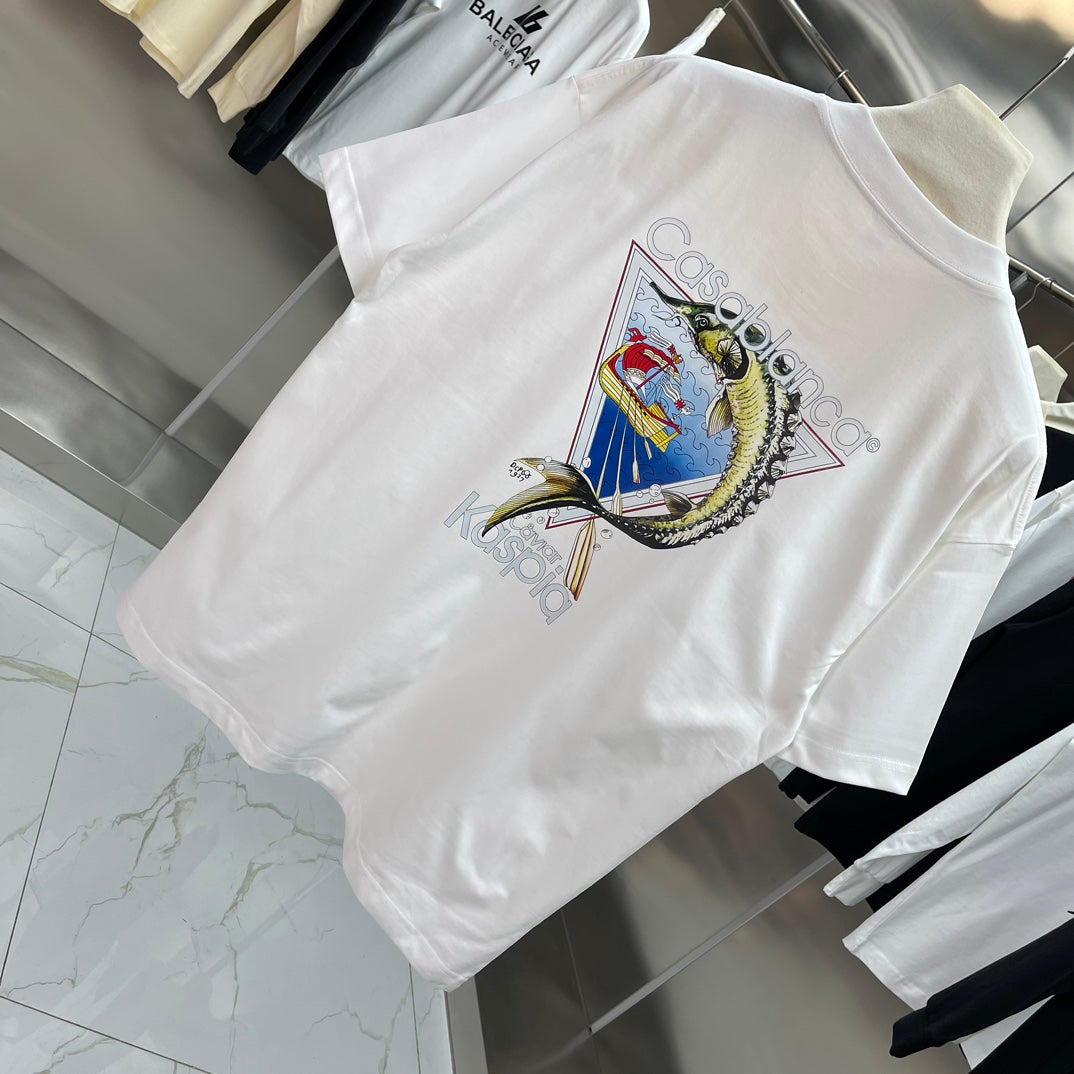 LuxluxHouse Best Quality Clothes Casablanca T-shirt