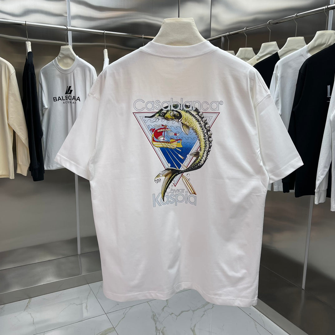 LuxluxHouse Best Quality Clothes Casablanca T-shirt