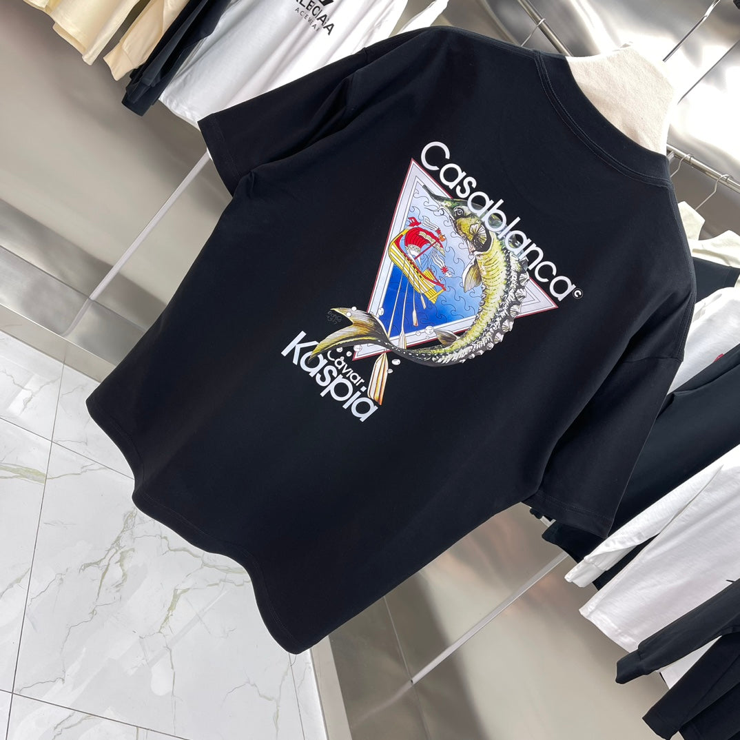 LuxluxHouse Best Quality Clothes Casablanca T-shirt