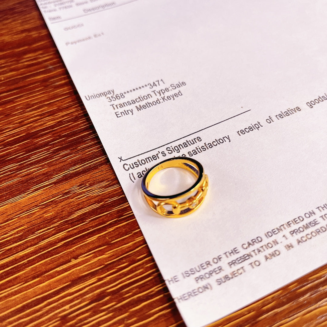 LuxluxHouse Best Quality Accessories Gucci Ring Ring Ring