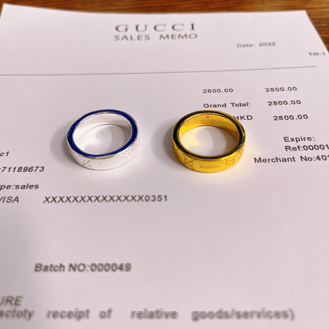 LuxluxHouse Best Quality Accessories Gucci Ring Ring Ring