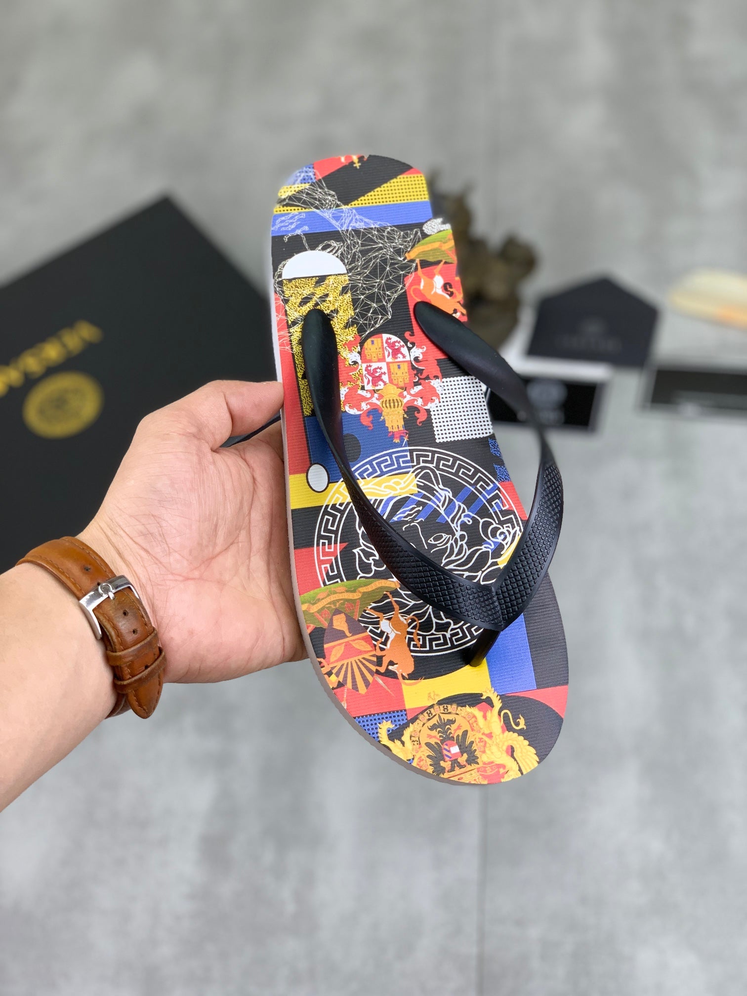 LuxluxHouse Best Quality Sandals Versace