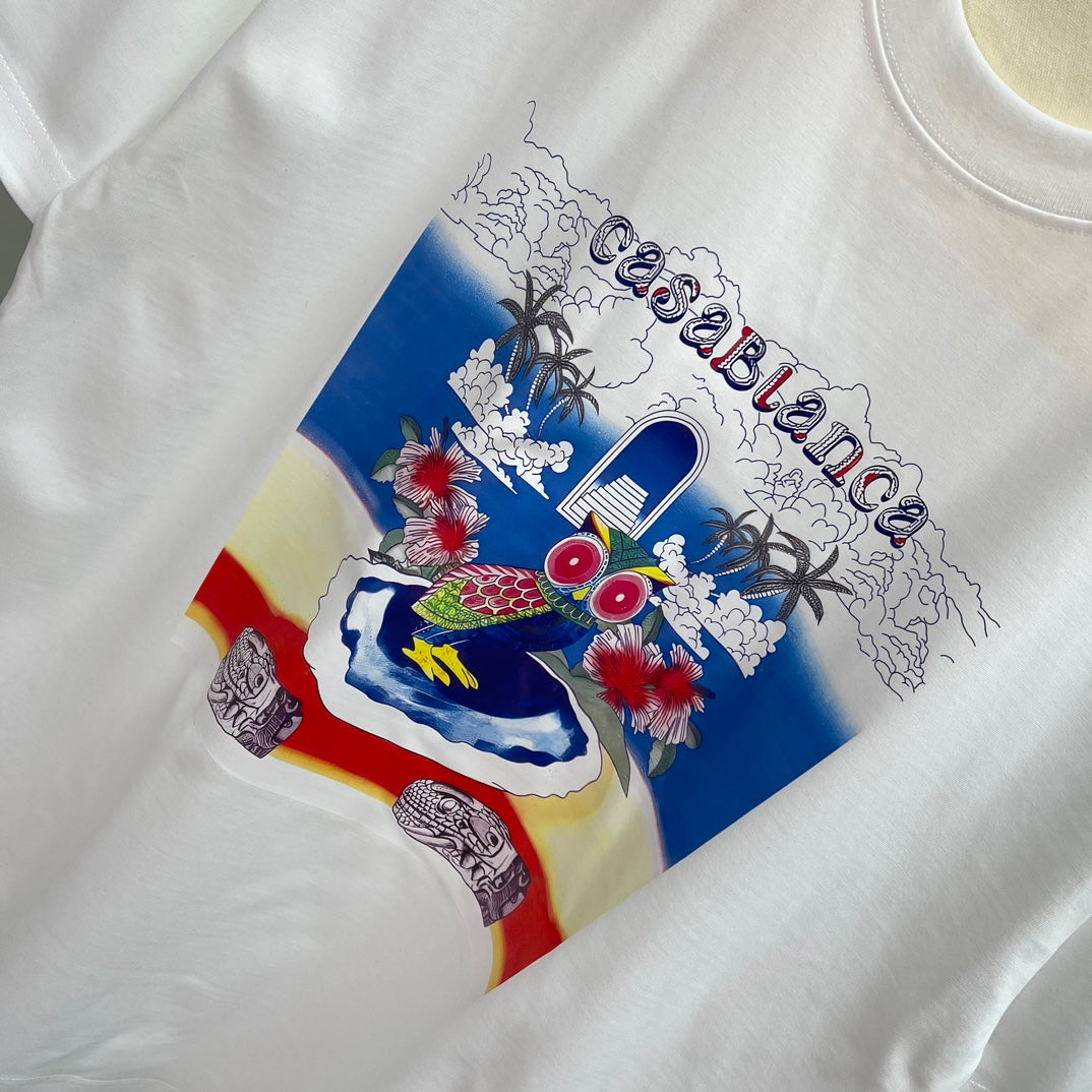 LuxluxHouse Best Quality Clothes Casablanca T-shirt