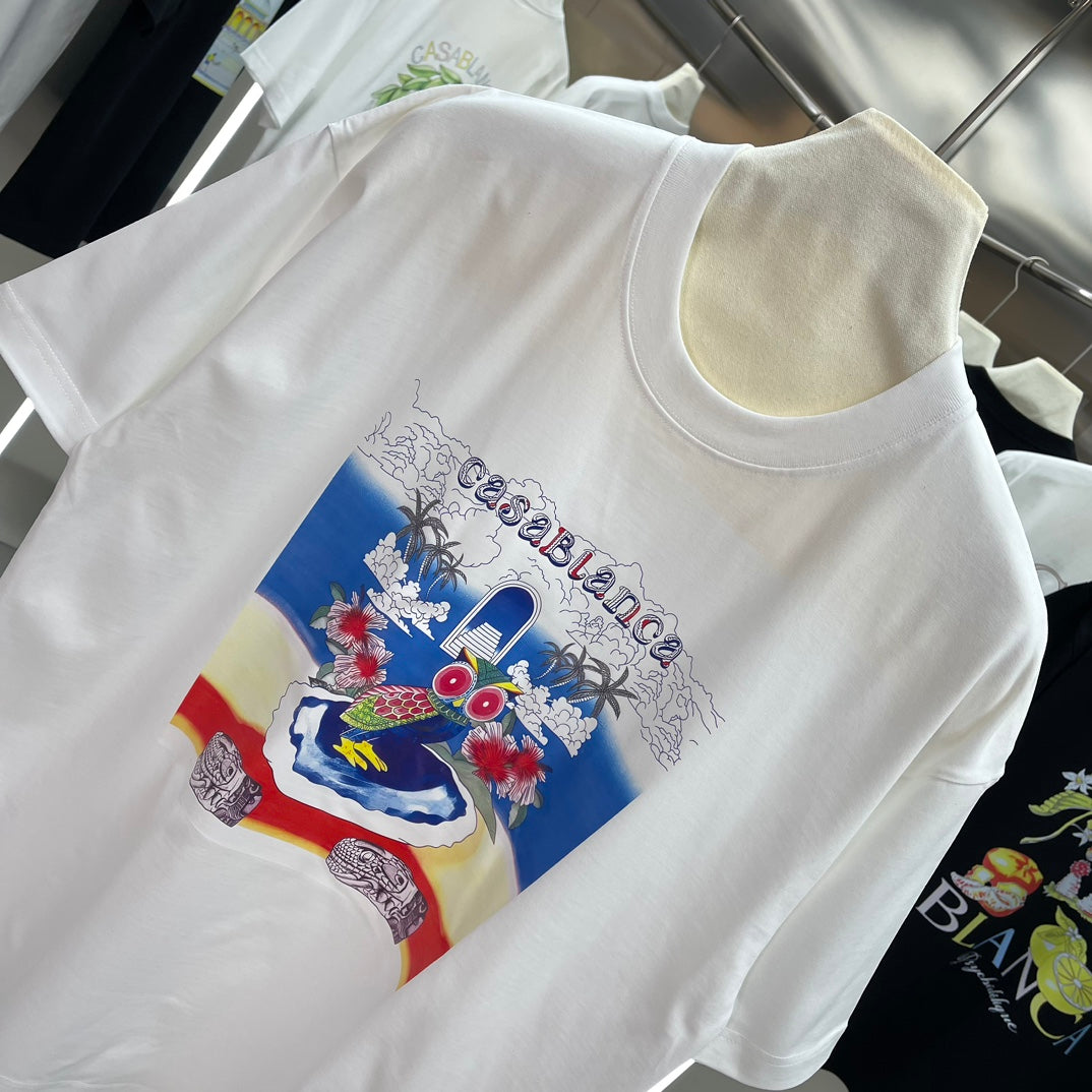LuxluxHouse Best Quality Clothes Casablanca T-shirt