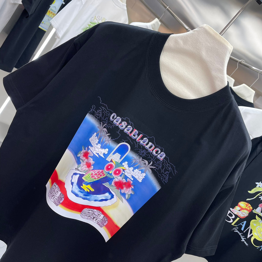 LuxluxHouse Best Quality Clothes Casablanca T-shirt
