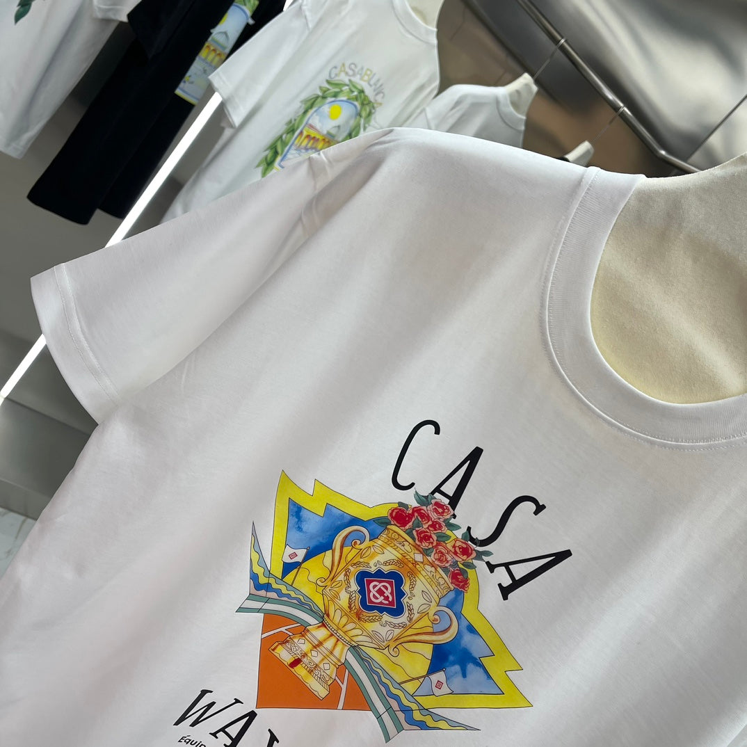 LuxluxHouse Best Quality Clothes Casablanca T-shirt