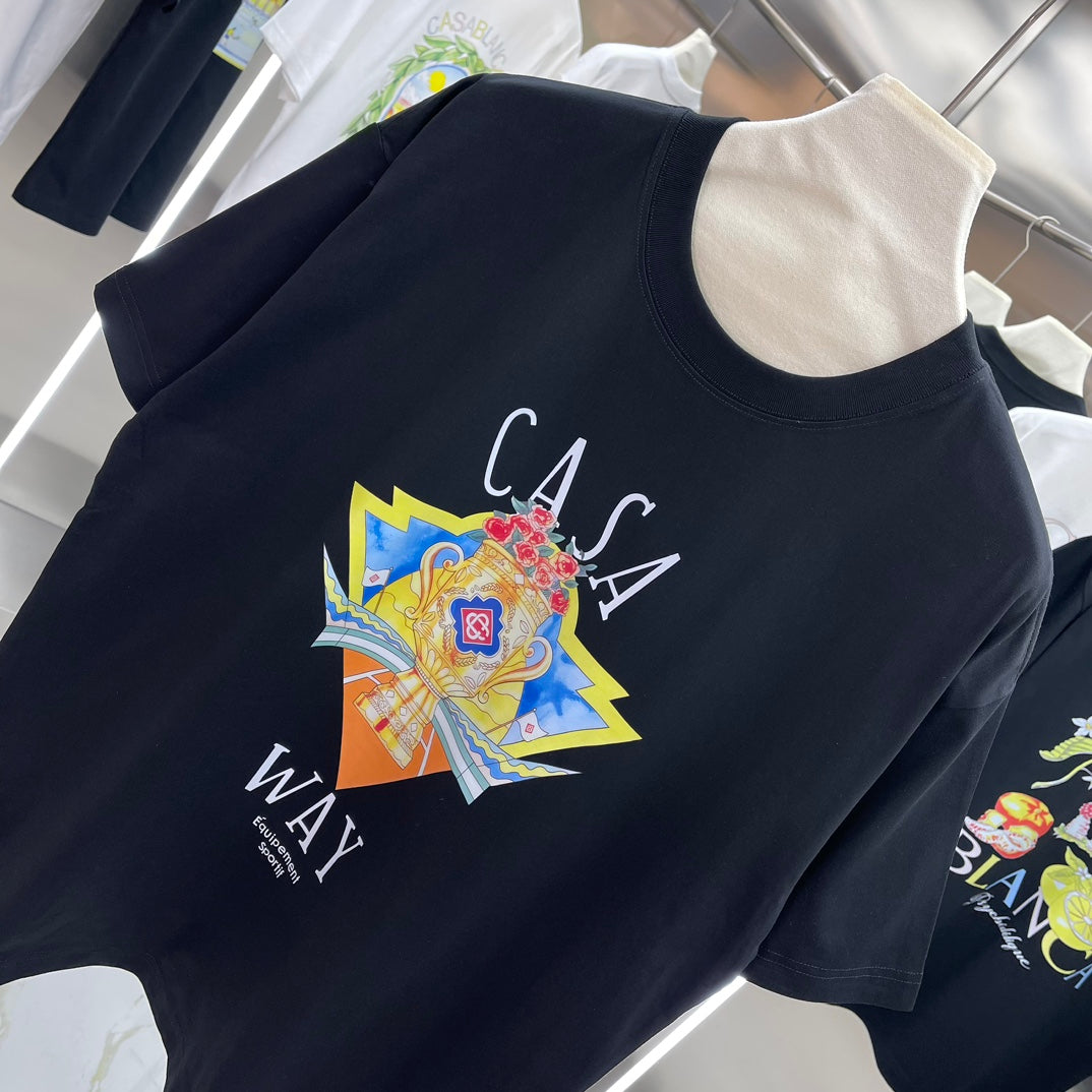 LuxluxHouse Best Quality Clothes Casablanca T-shirt