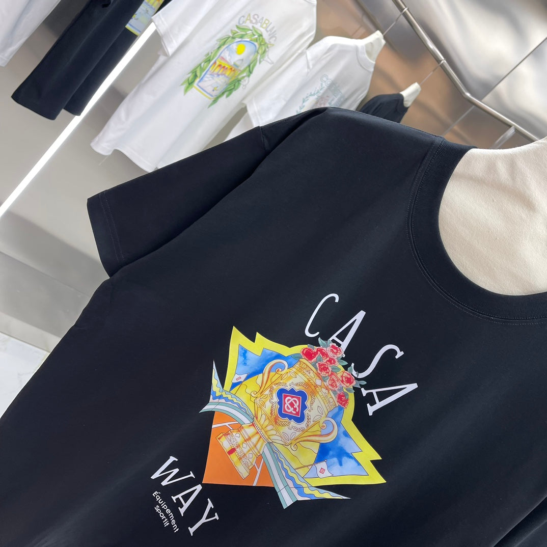 LuxluxHouse Best Quality Clothes Casablanca T-shirt
