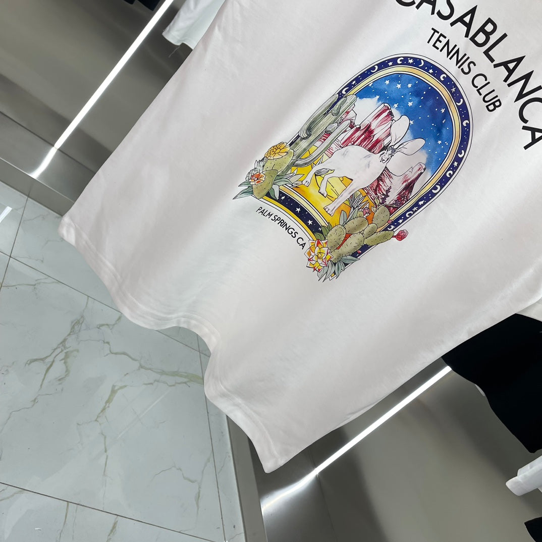 LuxluxHouse Best Quality Clothes Casablanca T-shirt