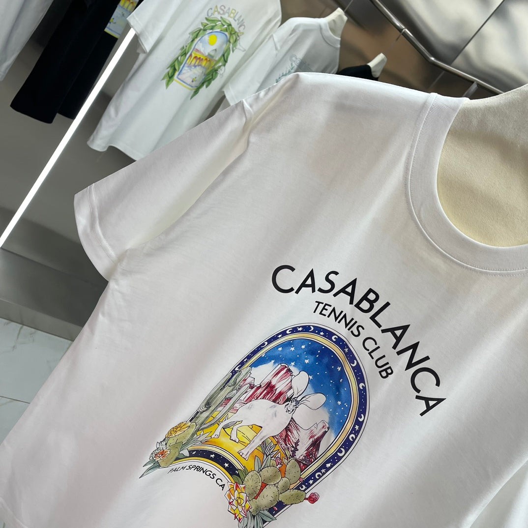 LuxluxHouse Best Quality Clothes Casablanca T-shirt