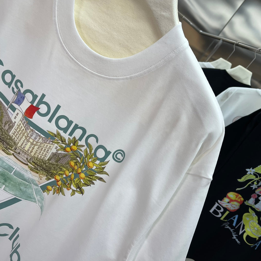 LuxluxHouse Best Quality Clothes Casablanca T-shirt