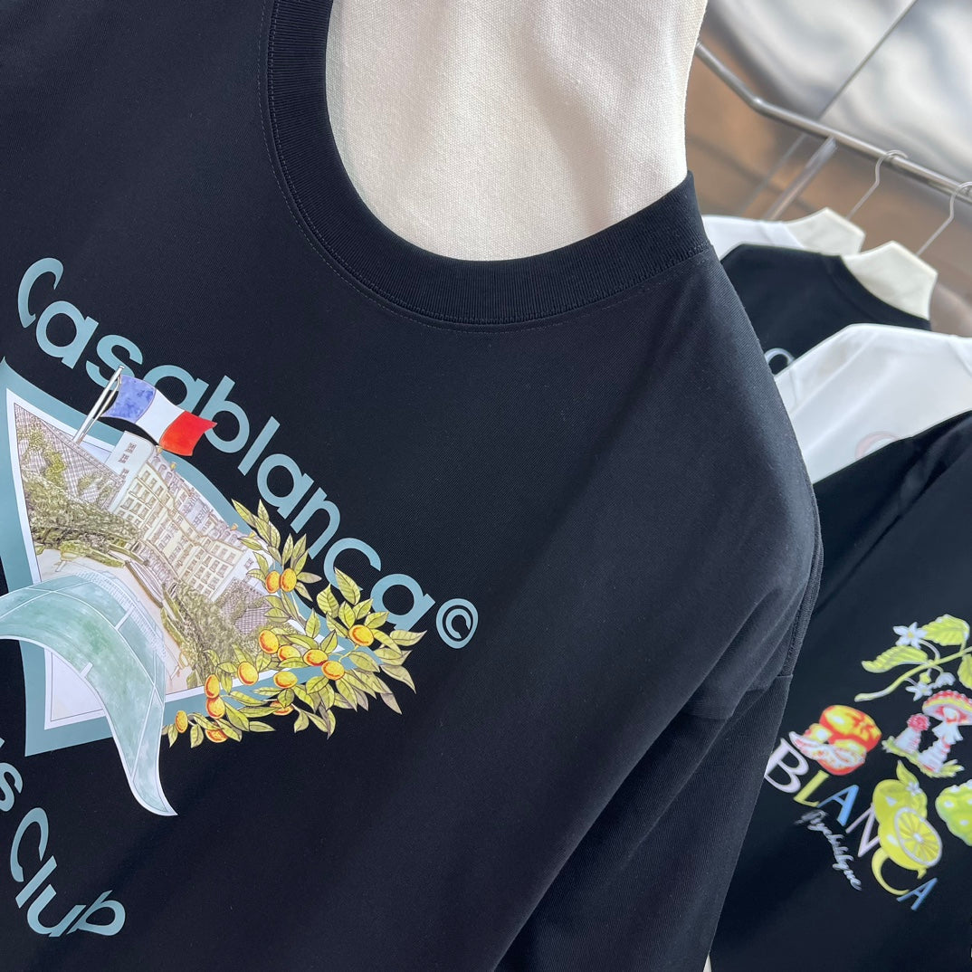 LuxluxHouse Best Quality Clothes Casablanca T-shirt