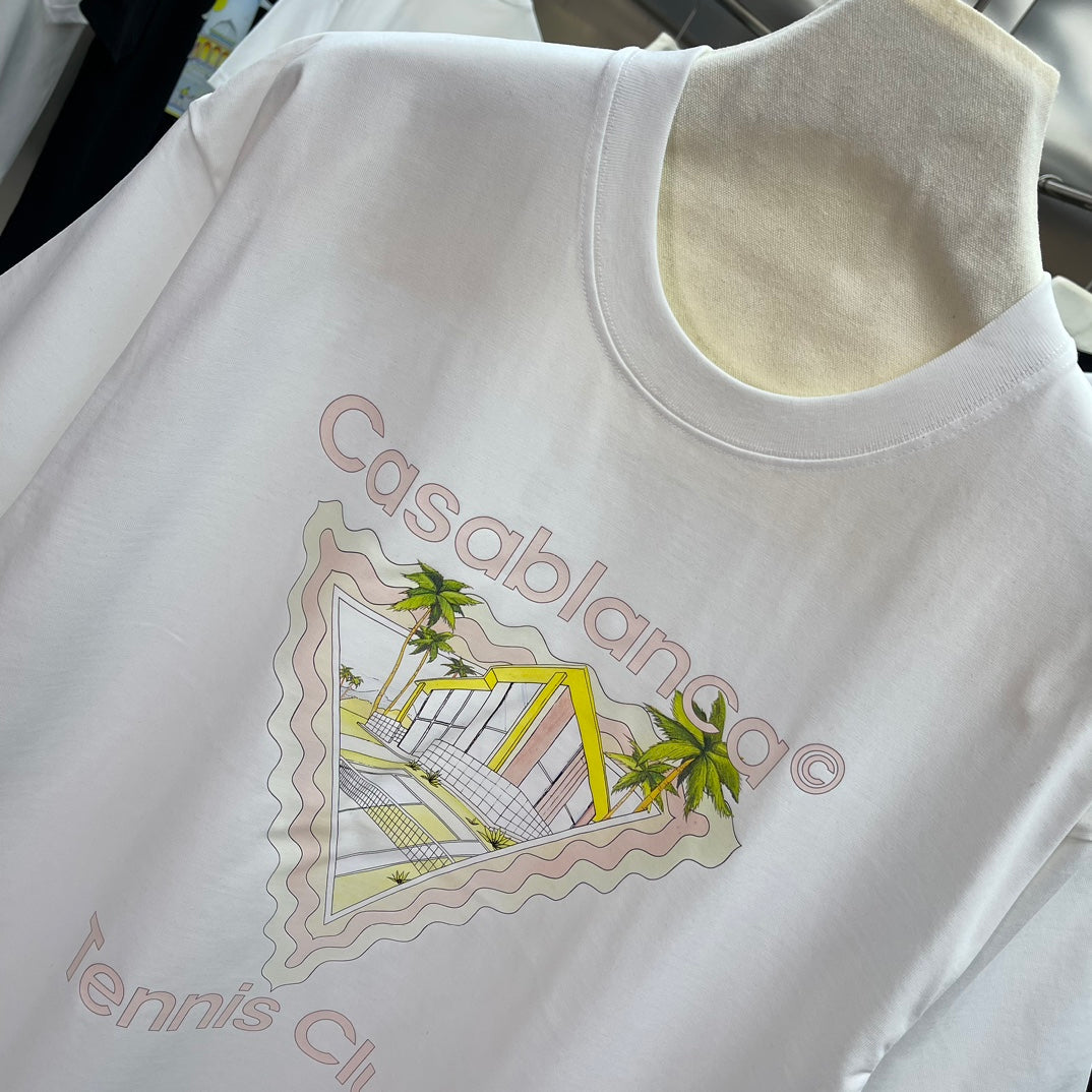 LuxluxHouse Best Quality Clothes Casablanca T-shirt