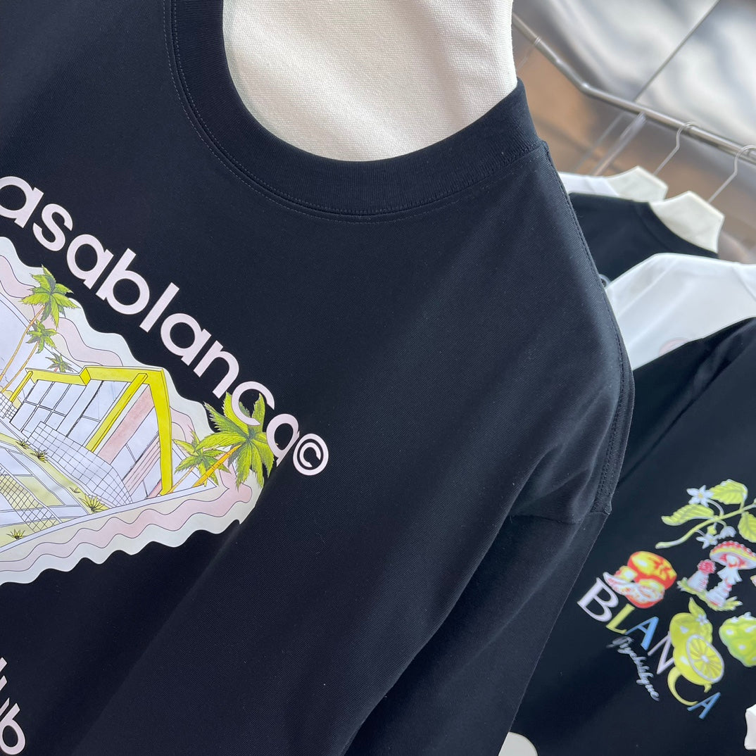 LuxluxHouse Best Quality Clothes Casablanca T-shirt
