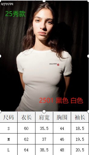 LuxluxHouse Best Quality Clothes Miu Miu T-shirt