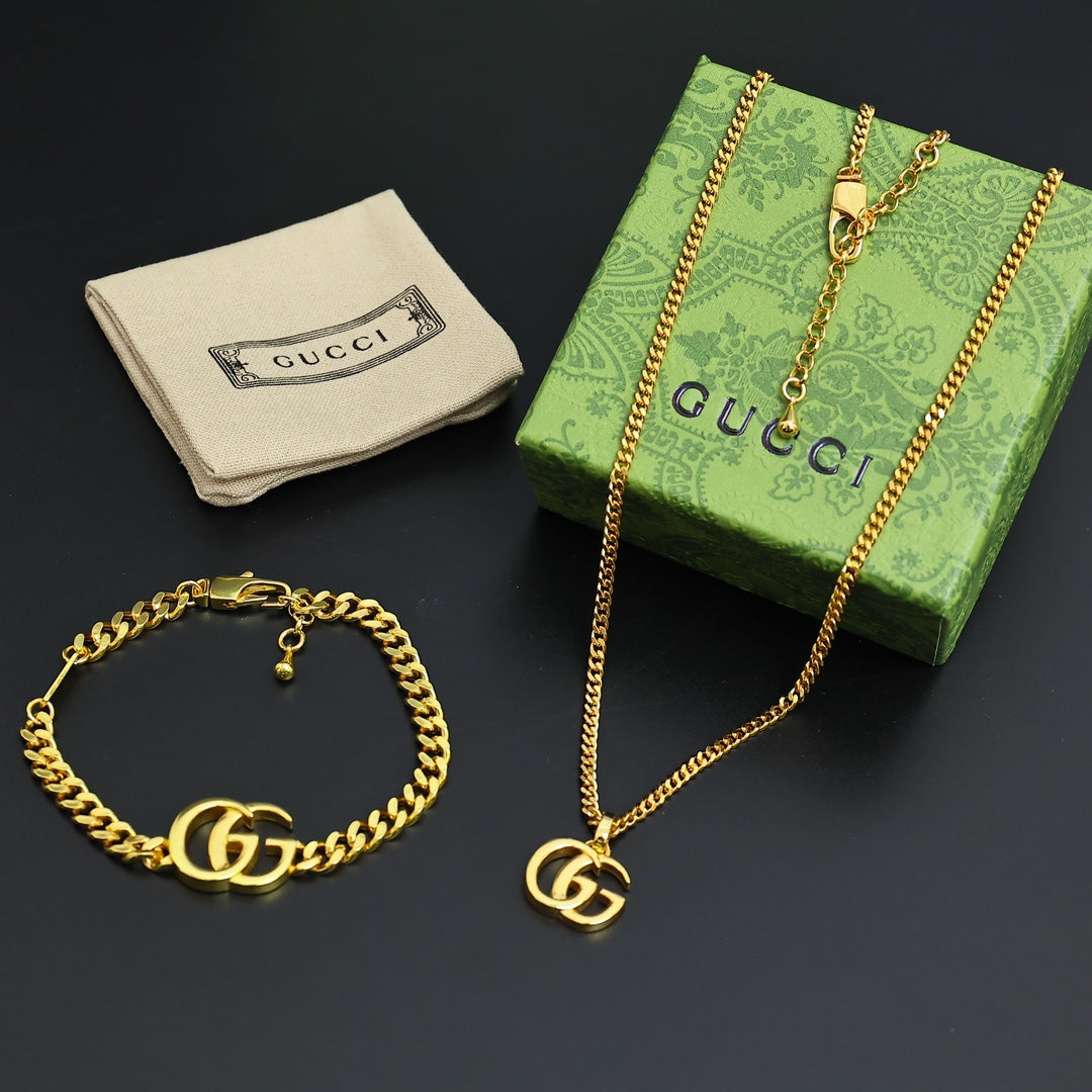 LuxluxHouse Best Quality Accessories Gucci Necklace Bracelet