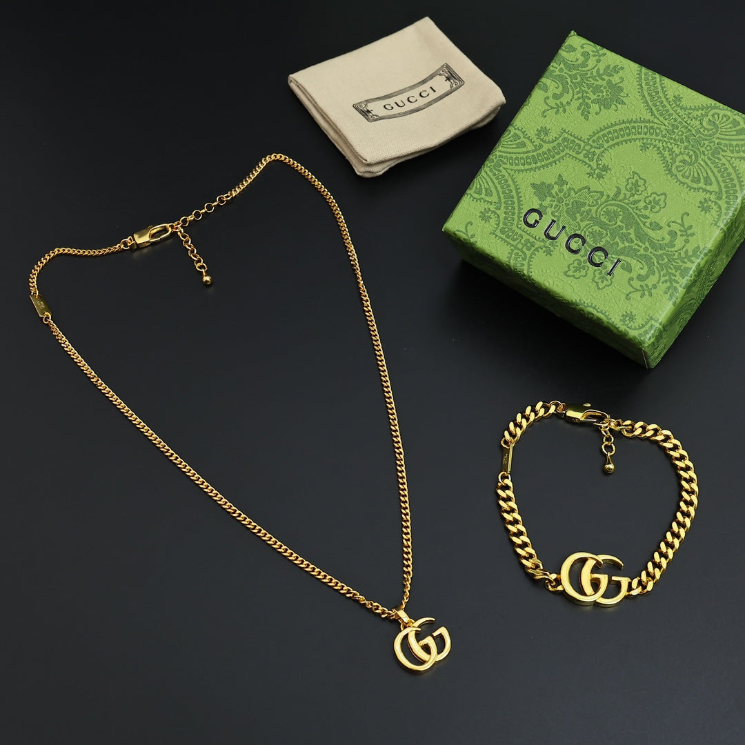 LuxluxHouse Best Quality Accessories Gucci Necklace Bracelet