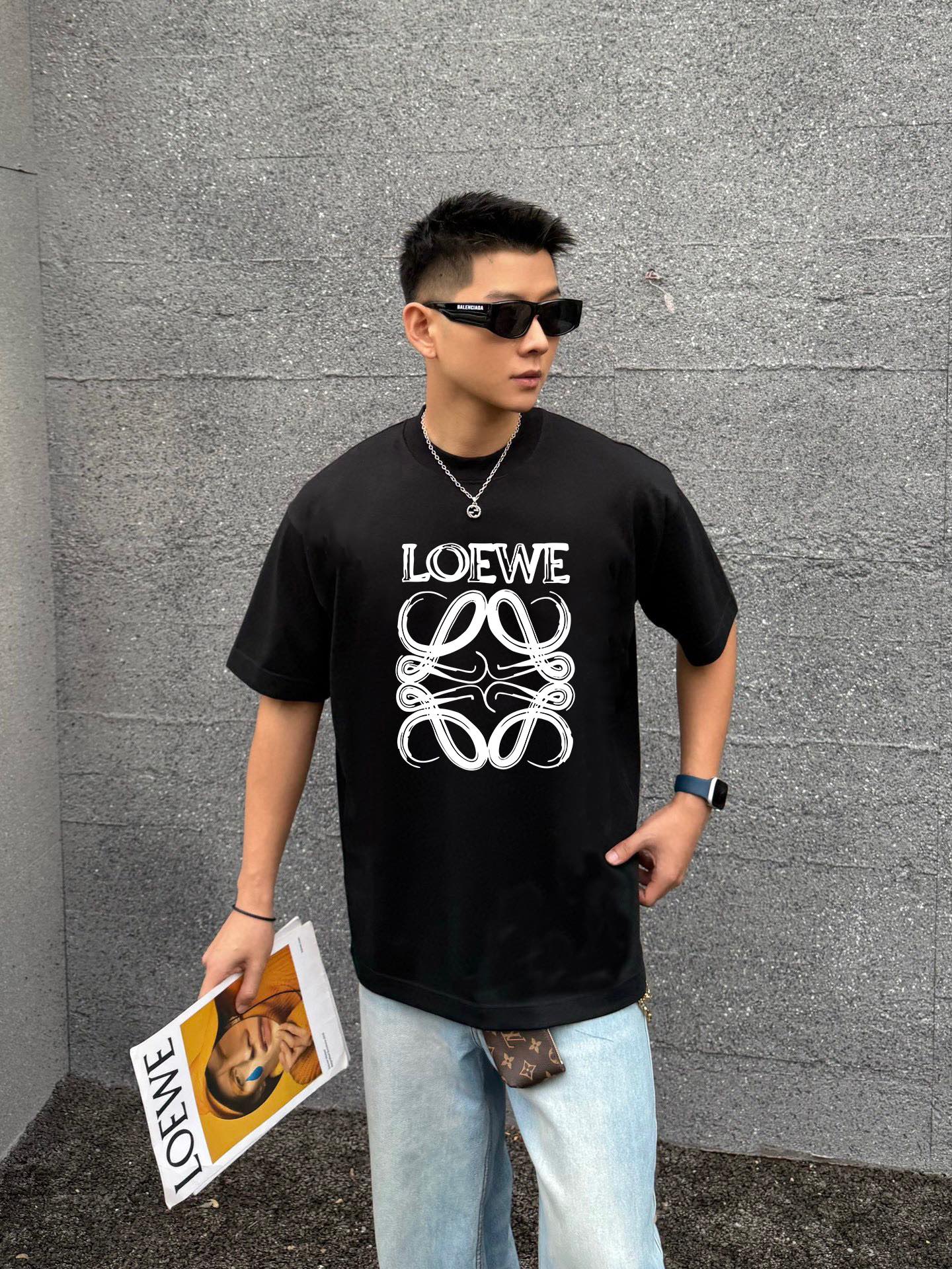 LuxluxHouse Best Quality Clothes T-shirt Loewe