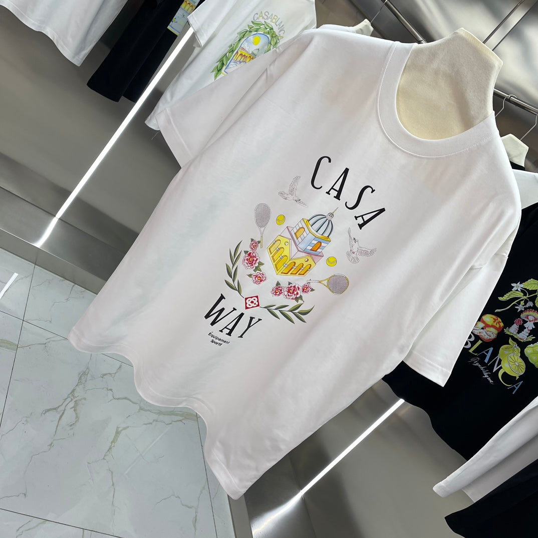 LuxluxHouse Best Quality Clothes Casablanca T-shirt