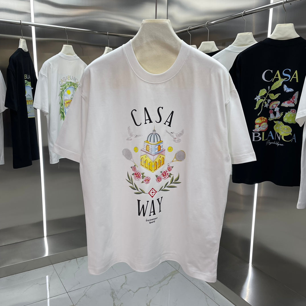 LuxluxHouse Best Quality Clothes Casablanca T-shirt