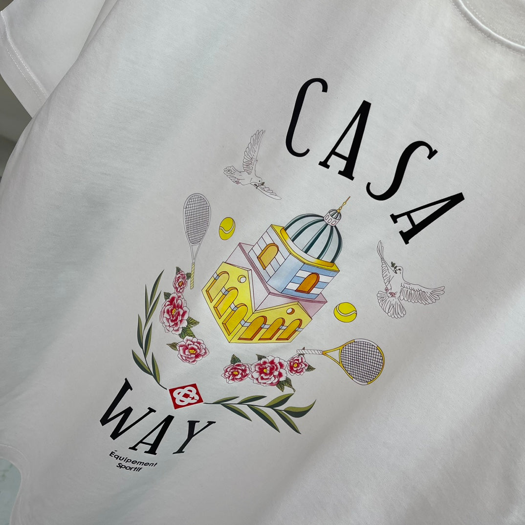 LuxluxHouse Best Quality Clothes Casablanca T-shirt