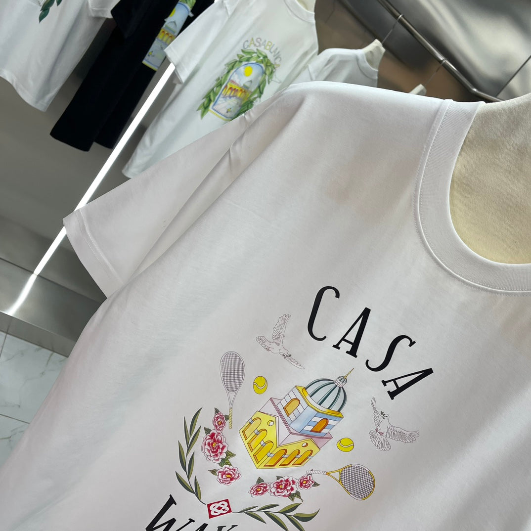 LuxluxHouse Best Quality Clothes Casablanca T-shirt