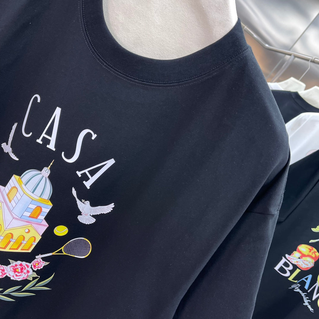 LuxluxHouse Best Quality Clothes Casablanca T-shirt