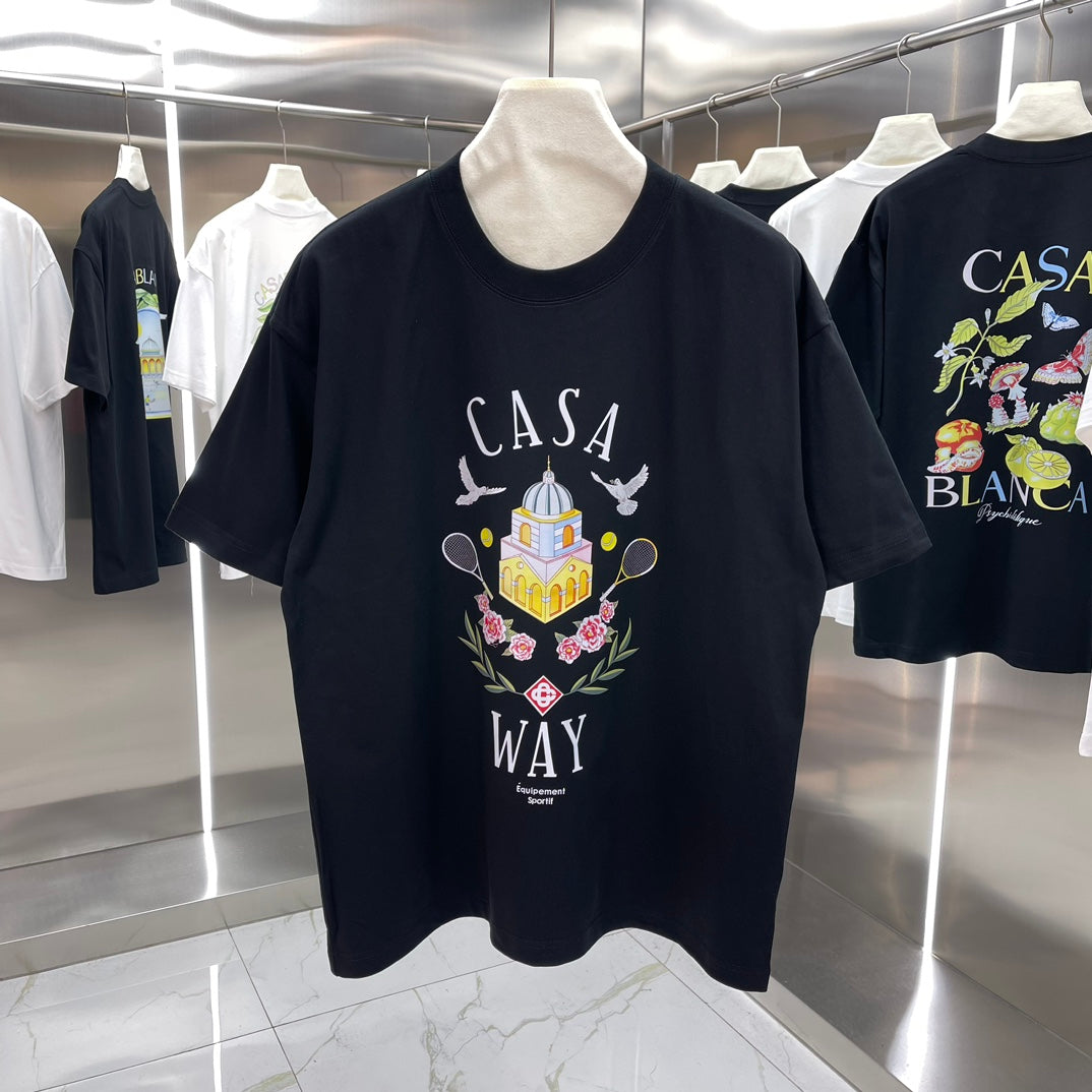 LuxluxHouse Best Quality Clothes Casablanca T-shirt