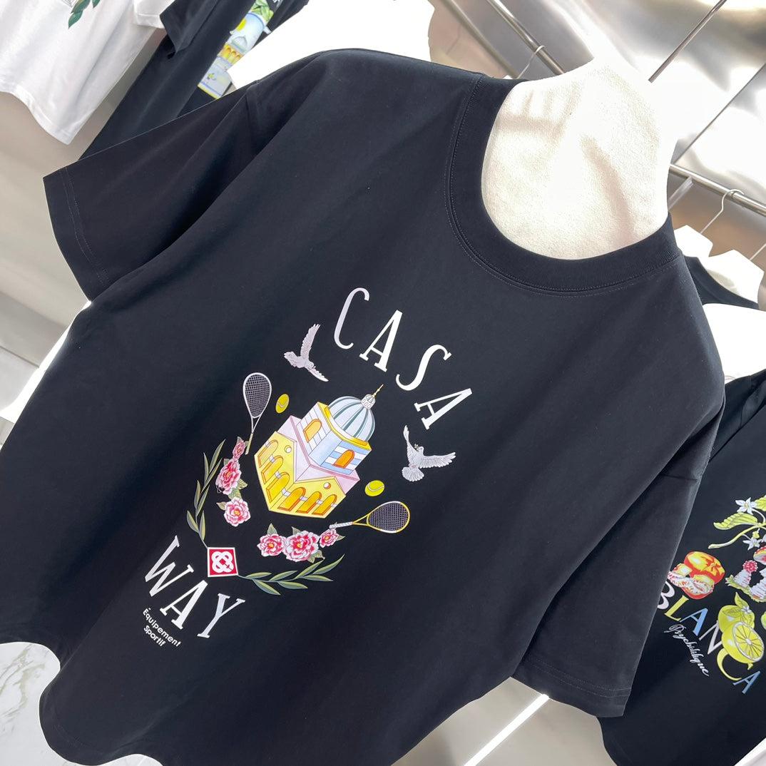 LuxluxHouse Best Quality Clothes Casablanca T-shirt