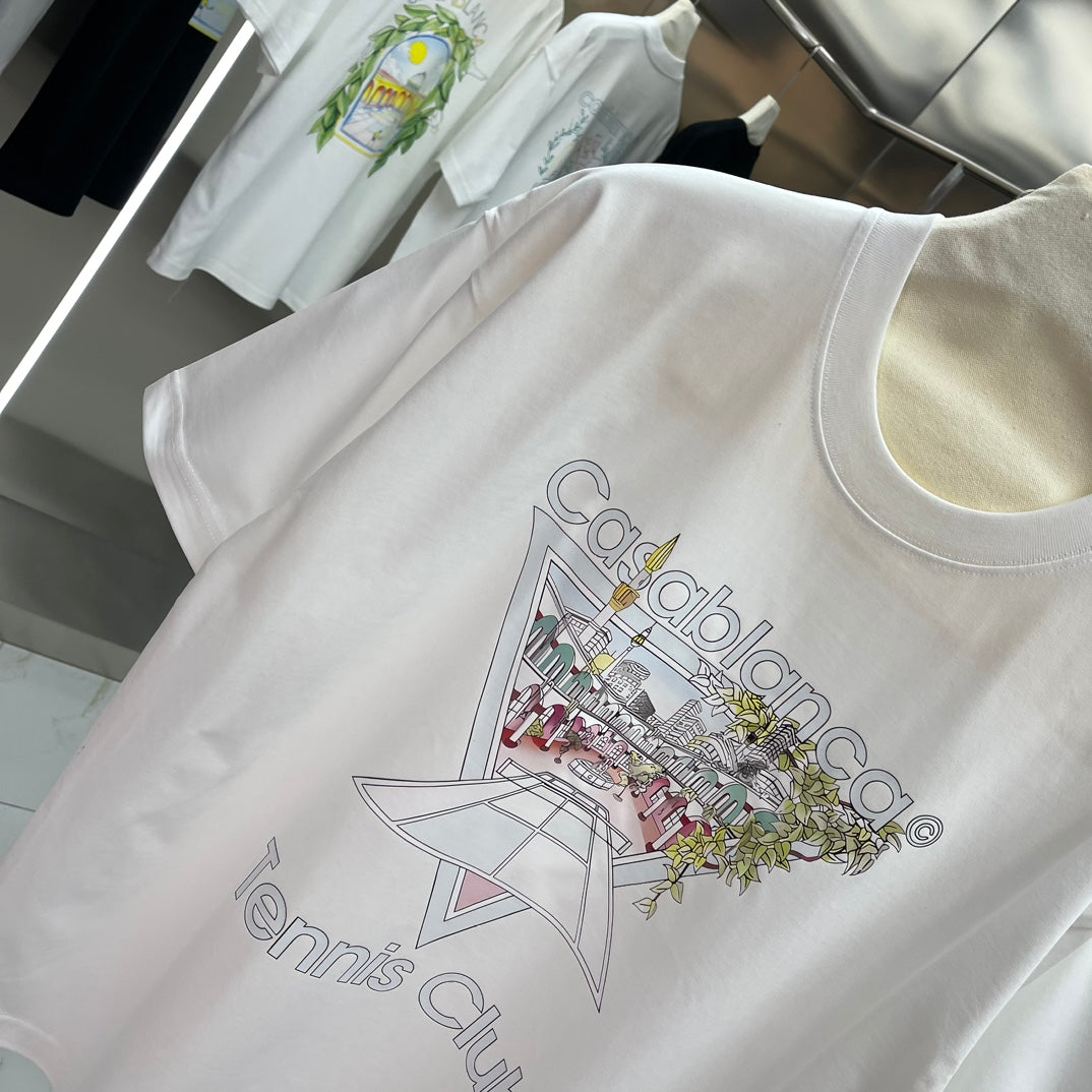 LuxluxHouse Best Quality Clothes Casablanca T-shirt