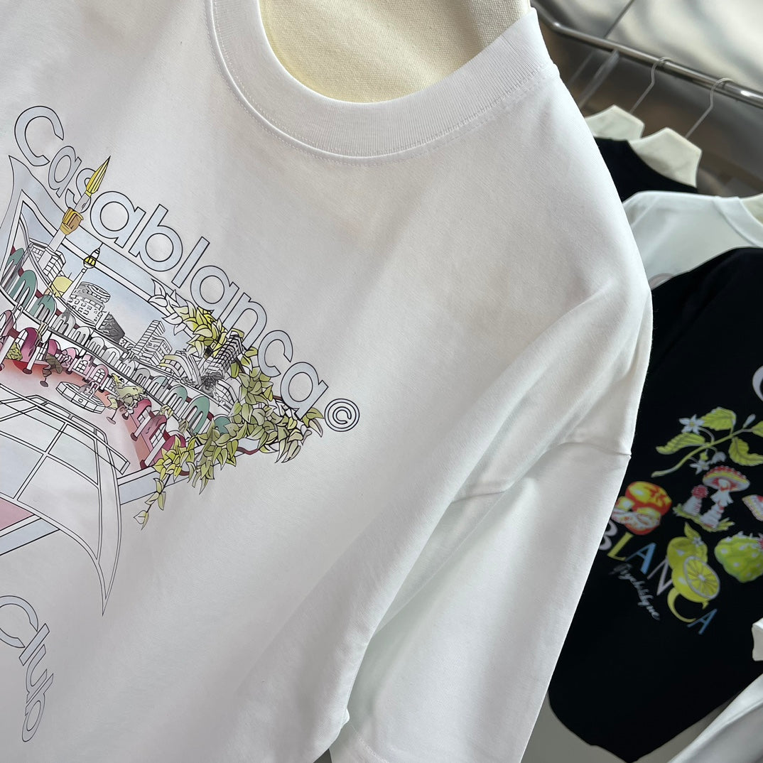 LuxluxHouse Best Quality Clothes Casablanca T-shirt