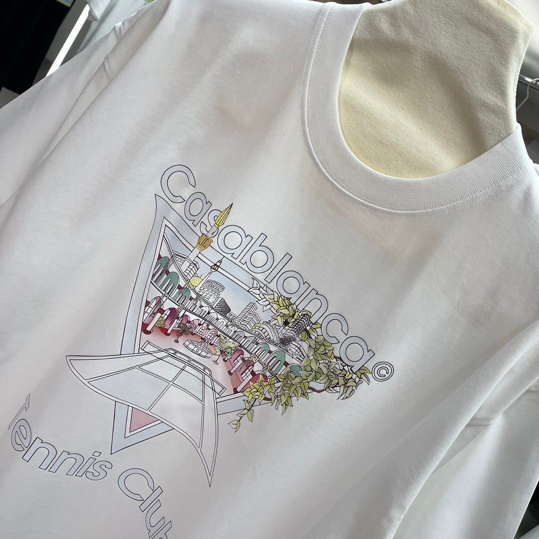 LuxluxHouse Best Quality Clothes Casablanca T-shirt