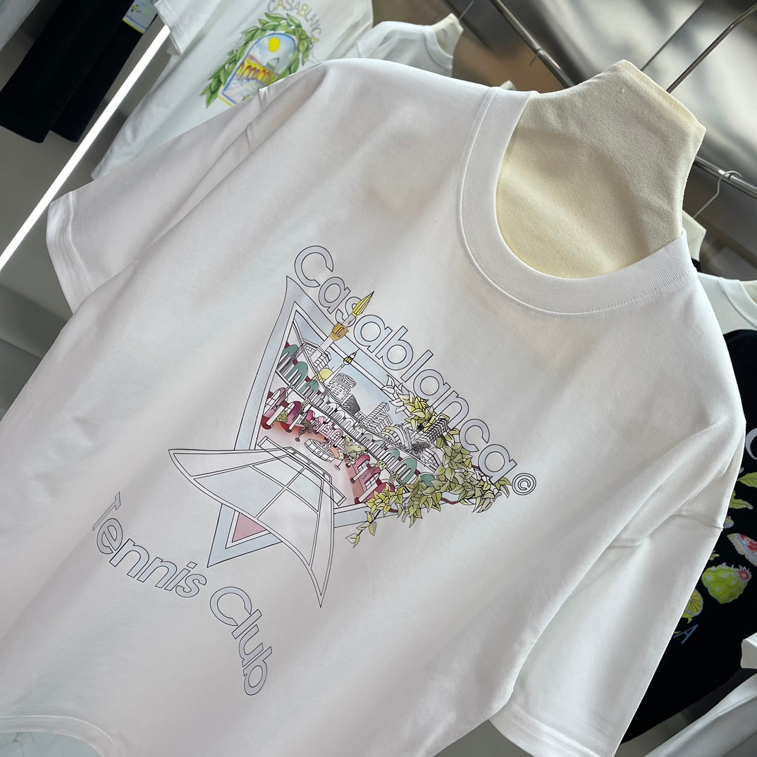 LuxluxHouse Best Quality Clothes Casablanca T-shirt