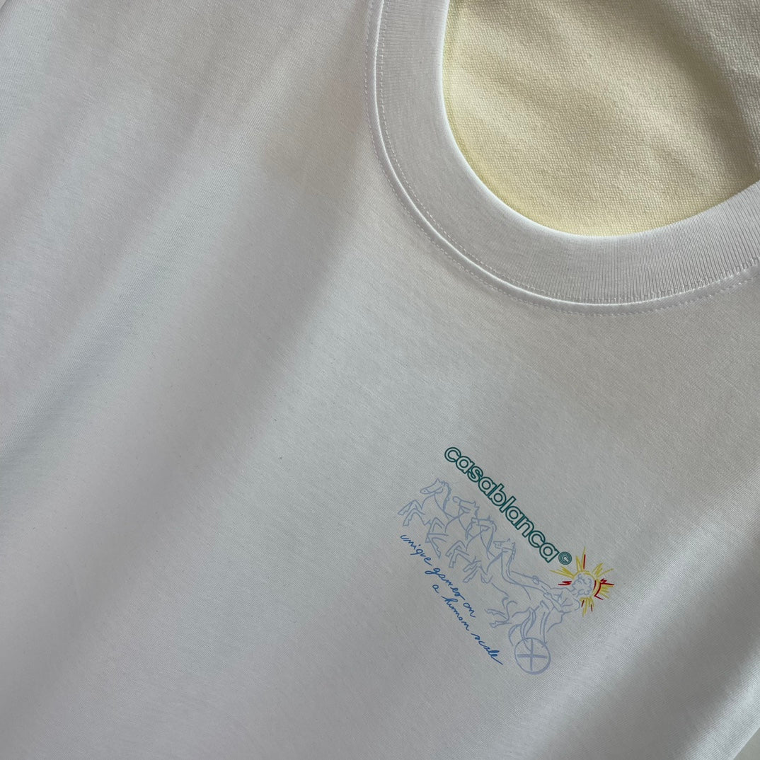 LuxluxHouse Best Quality Clothes Casablanca T-shirt