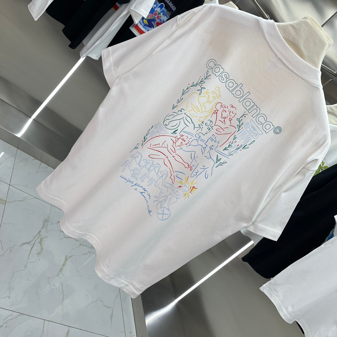 LuxluxHouse Best Quality Clothes Casablanca T-shirt