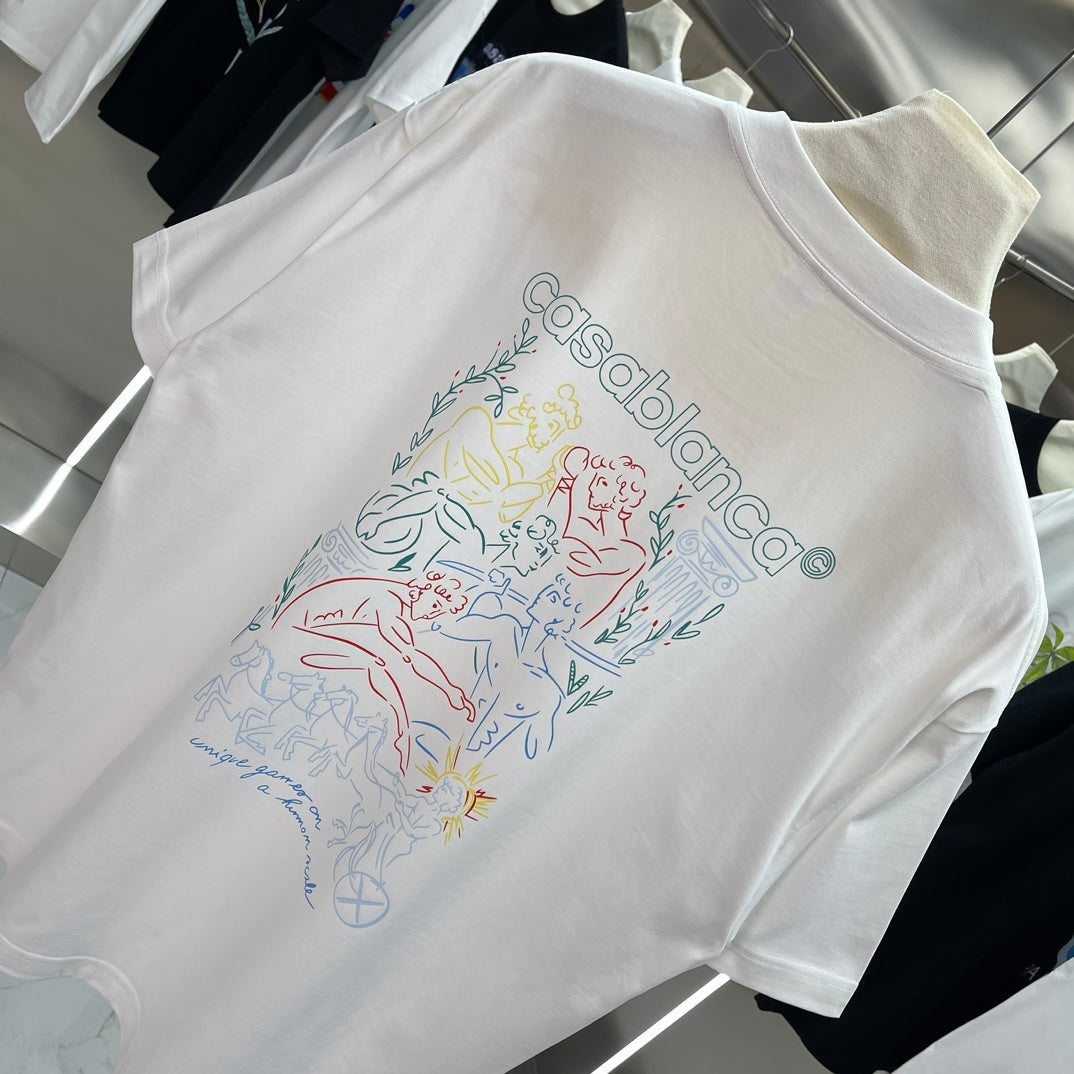 LuxluxHouse Best Quality Clothes Casablanca T-shirt