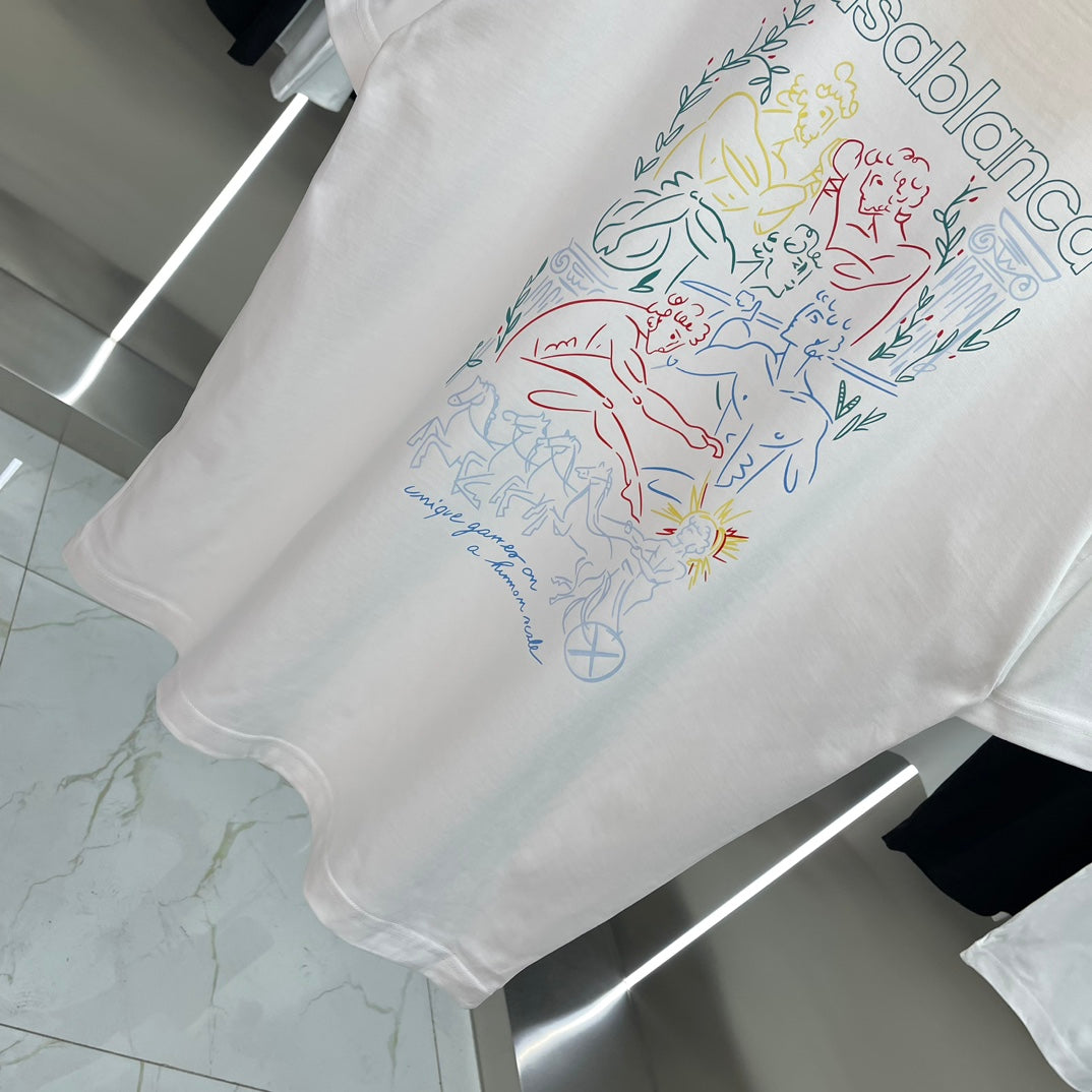 LuxluxHouse Best Quality Clothes Casablanca T-shirt