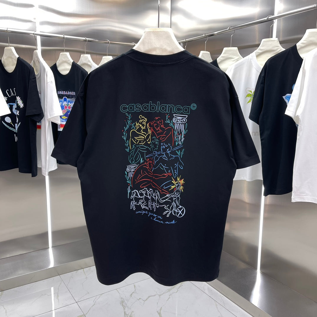 LuxluxHouse Best Quality Clothes Casablanca T-shirt