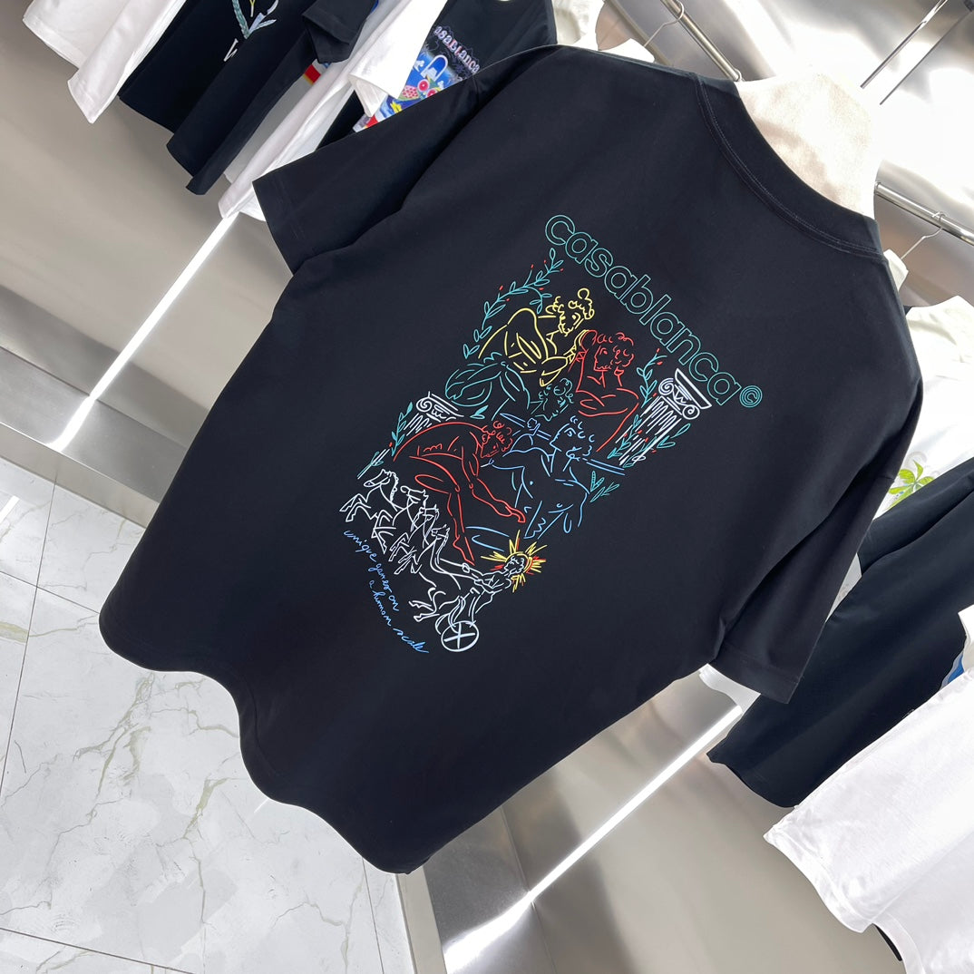 LuxluxHouse Best Quality Clothes Casablanca T-shirt