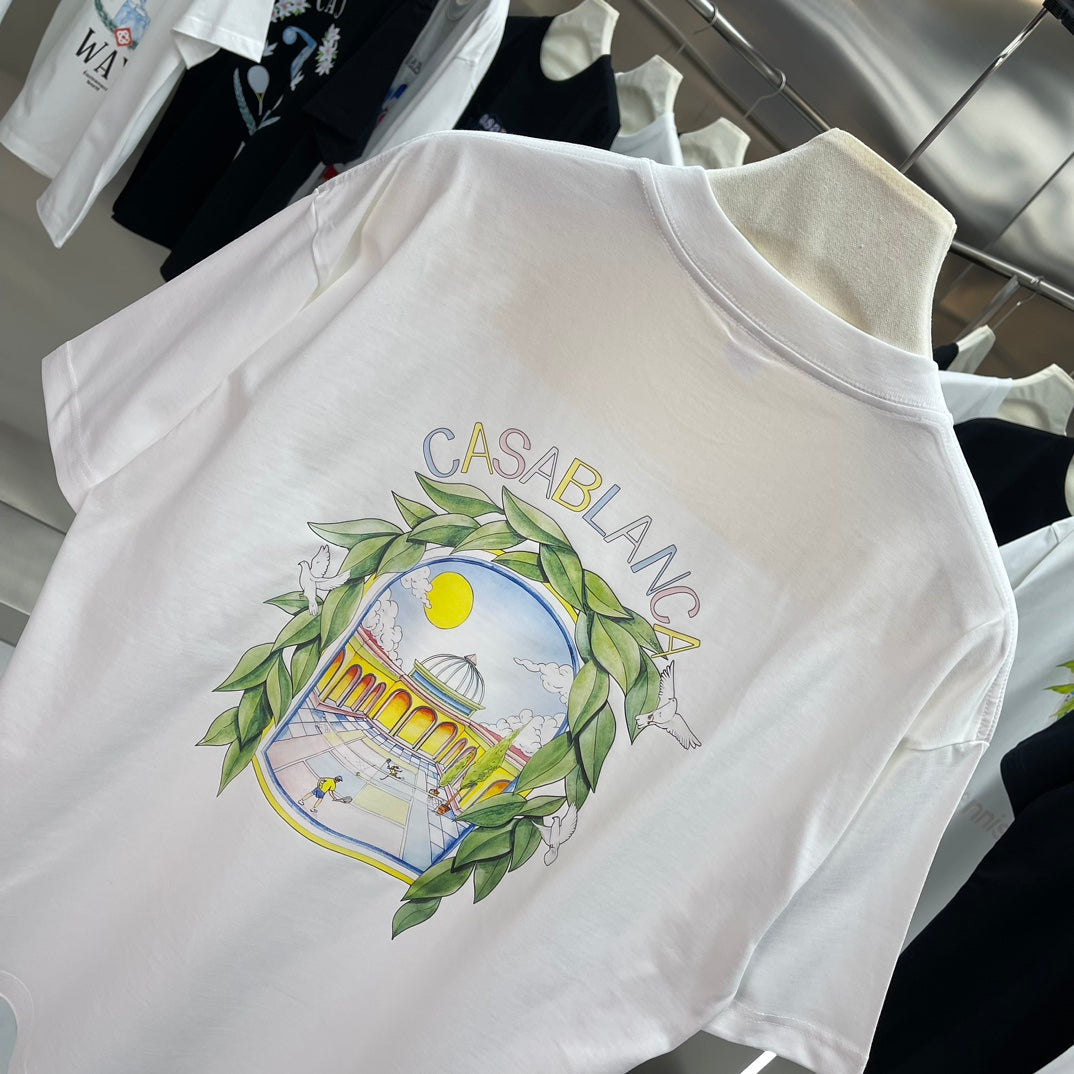 LuxluxHouse Best Quality Clothes Casablanca T-shirt