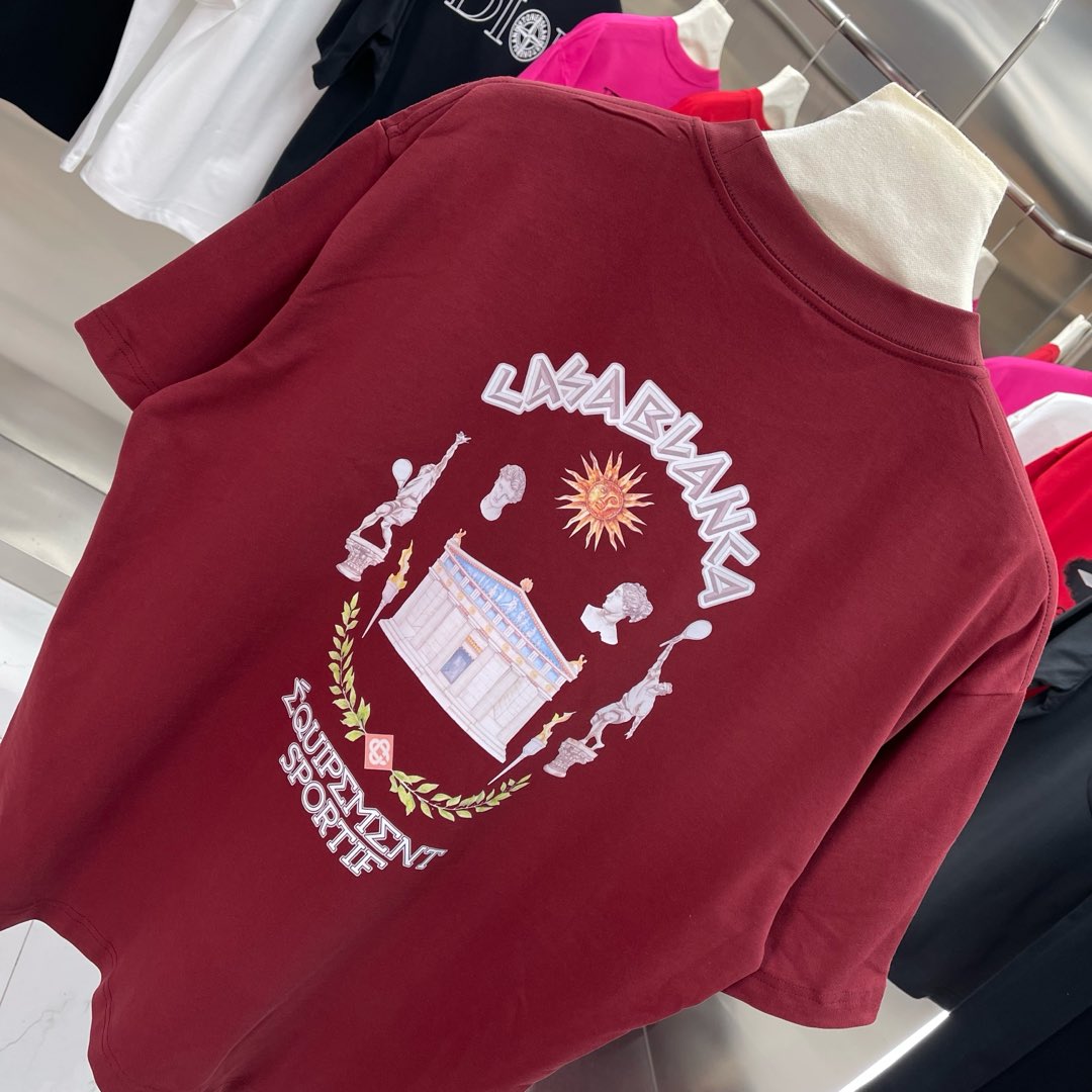 LuxluxHouse Best Quality Clothes Casablanca T-shirt
