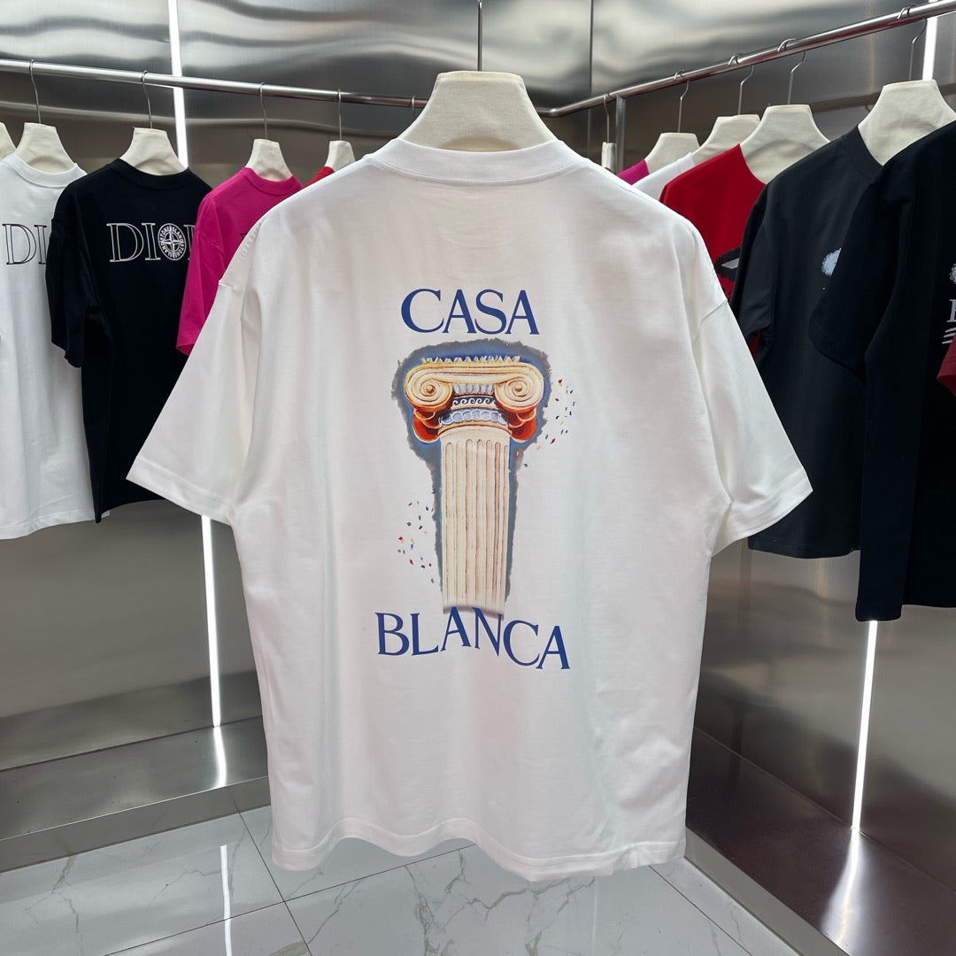 LuxluxHouse Best Quality Clothes Casablanca T-shirt